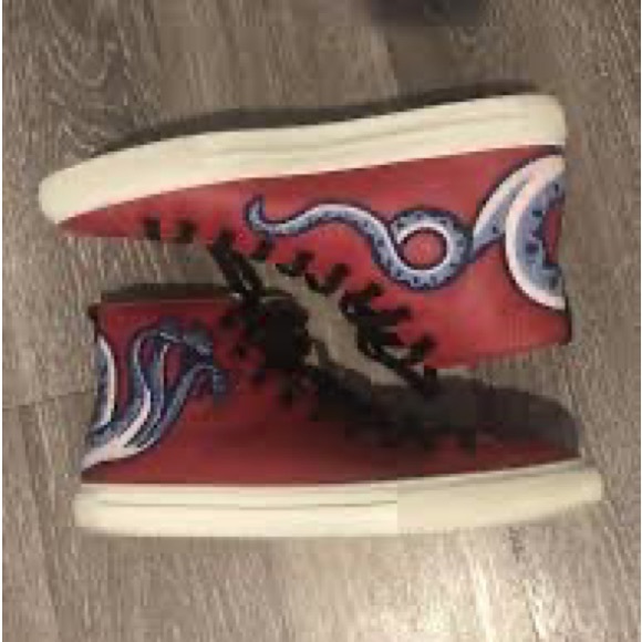 Gucci leather high trainers - Picture 4 of 7